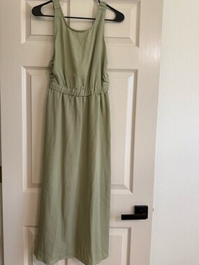 Sage Green Midi Dress